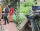 തിരുവനന്തപുരത്ത്‌ നടക്കാനിറങ്ങിയവരുടെ ഇടയിലേക്ക്‌ കാർ പാഞ്ഞുകയറി; രണ്ടുപേർ മരിച്ചു...